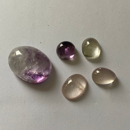 QUARTZ GEMSTONE SELECTION - ITINGA,  MINAS GERAIS, BRAZIL TOTAL 40.10Ct MFG5423