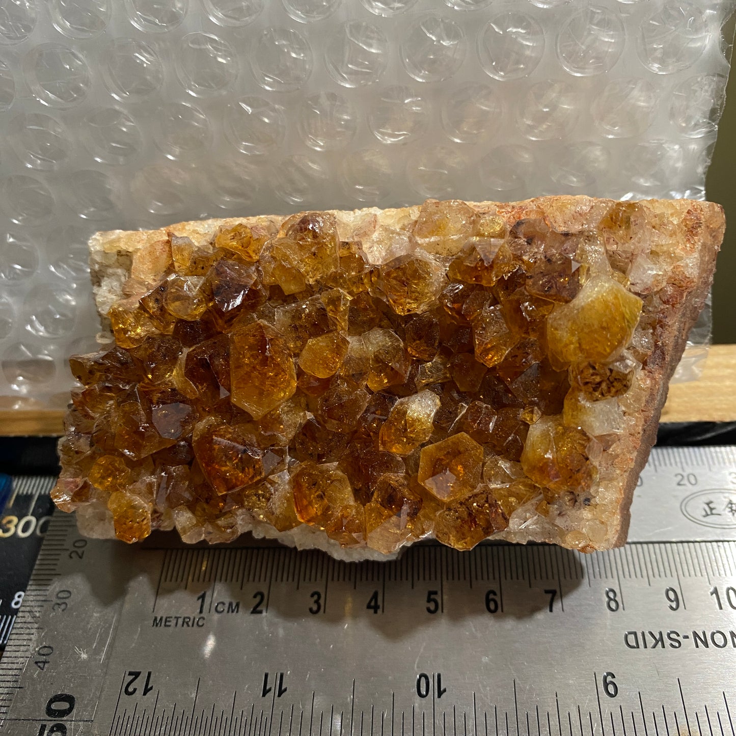 CITRINE QUARTZ CRYSTAL ASSEMBLAGE - CHARCOS, MEXICO  299g MF4139