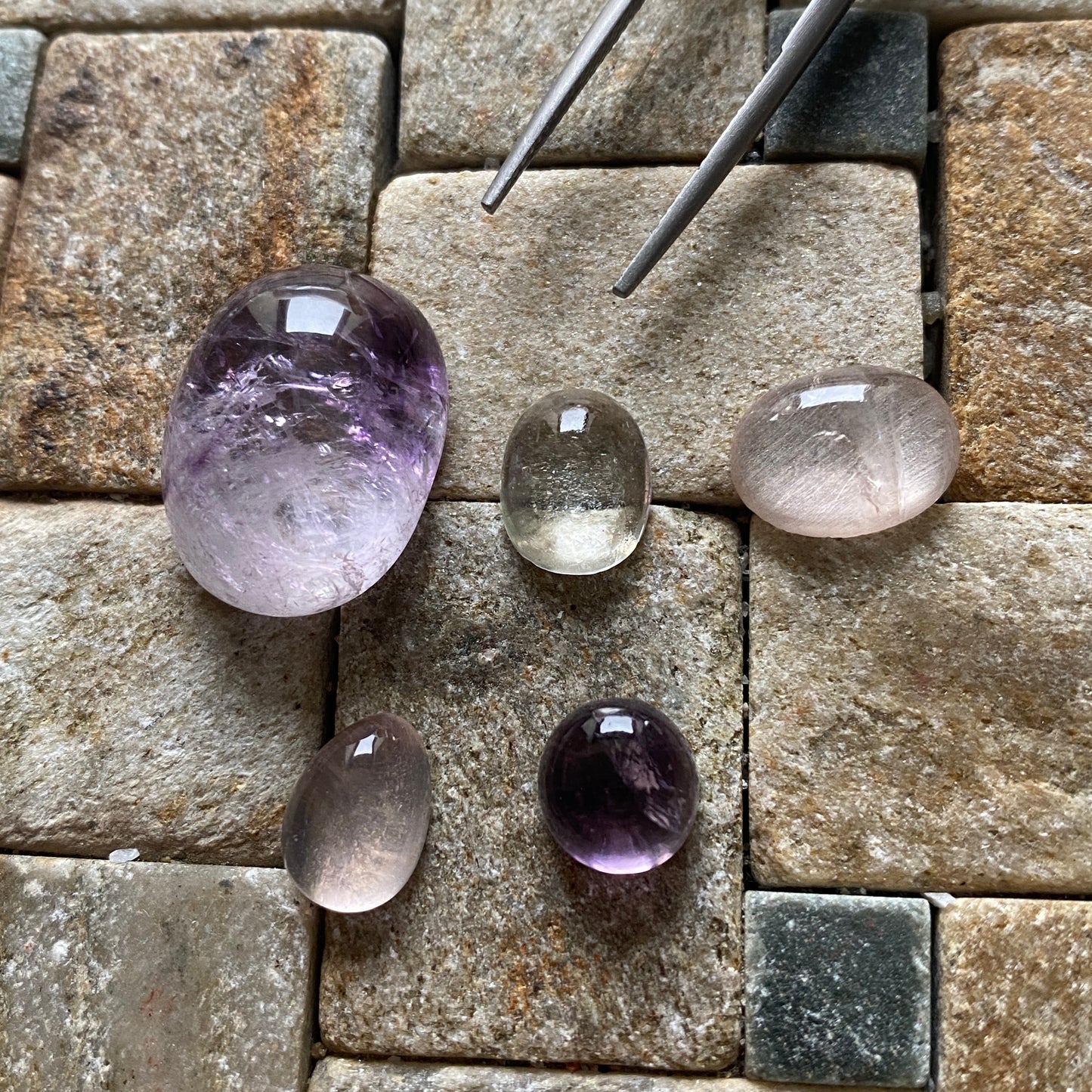 QUARTZ GEMSTONE SELECTION - ITINGA,  MINAS GERAIS, BRAZIL TOTAL 40.10Ct MFG5423