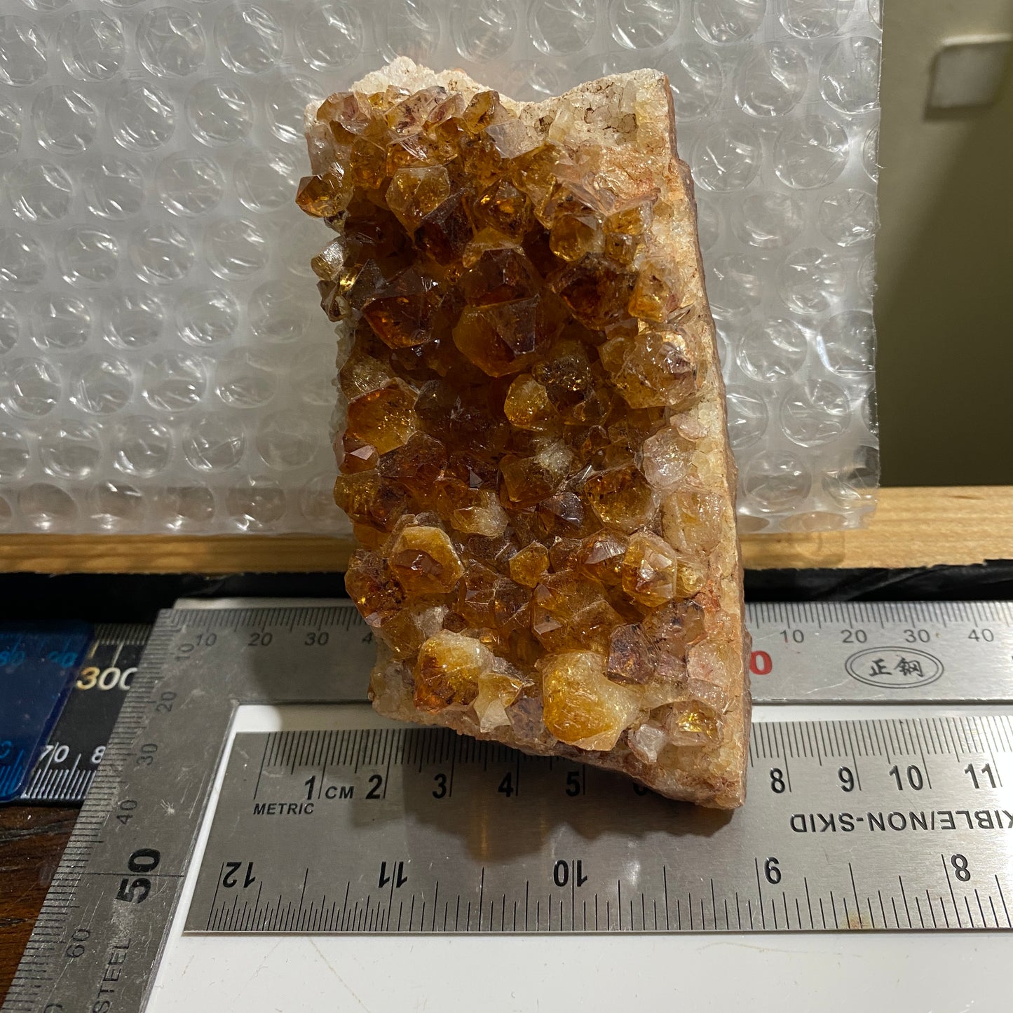 CITRINE QUARTZ CRYSTAL ASSEMBLAGE - CHARCOS, MEXICO  299g MF4139