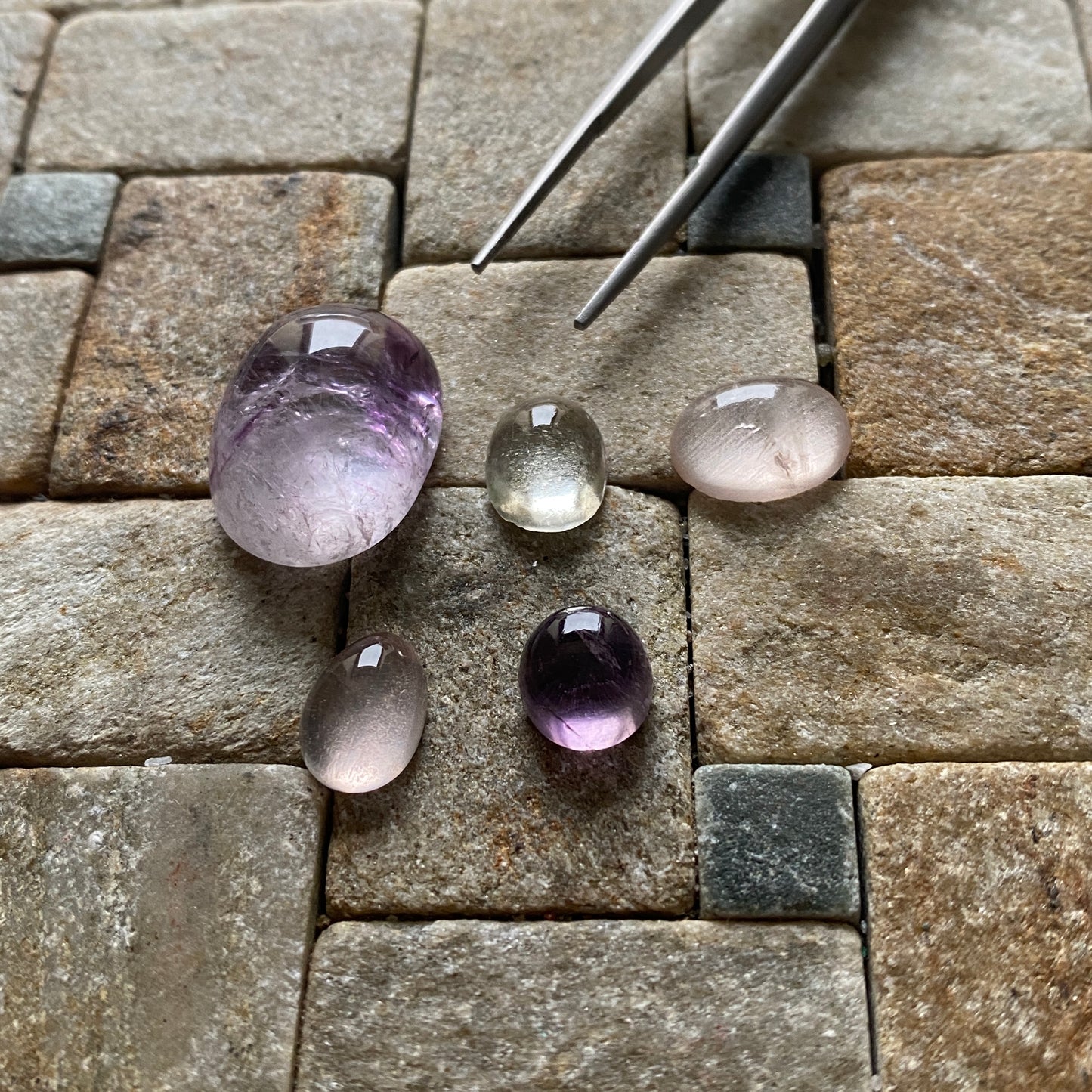 QUARTZ GEMSTONE SELECTION - ITINGA,  MINAS GERAIS, BRAZIL TOTAL 40.10Ct MFG5423