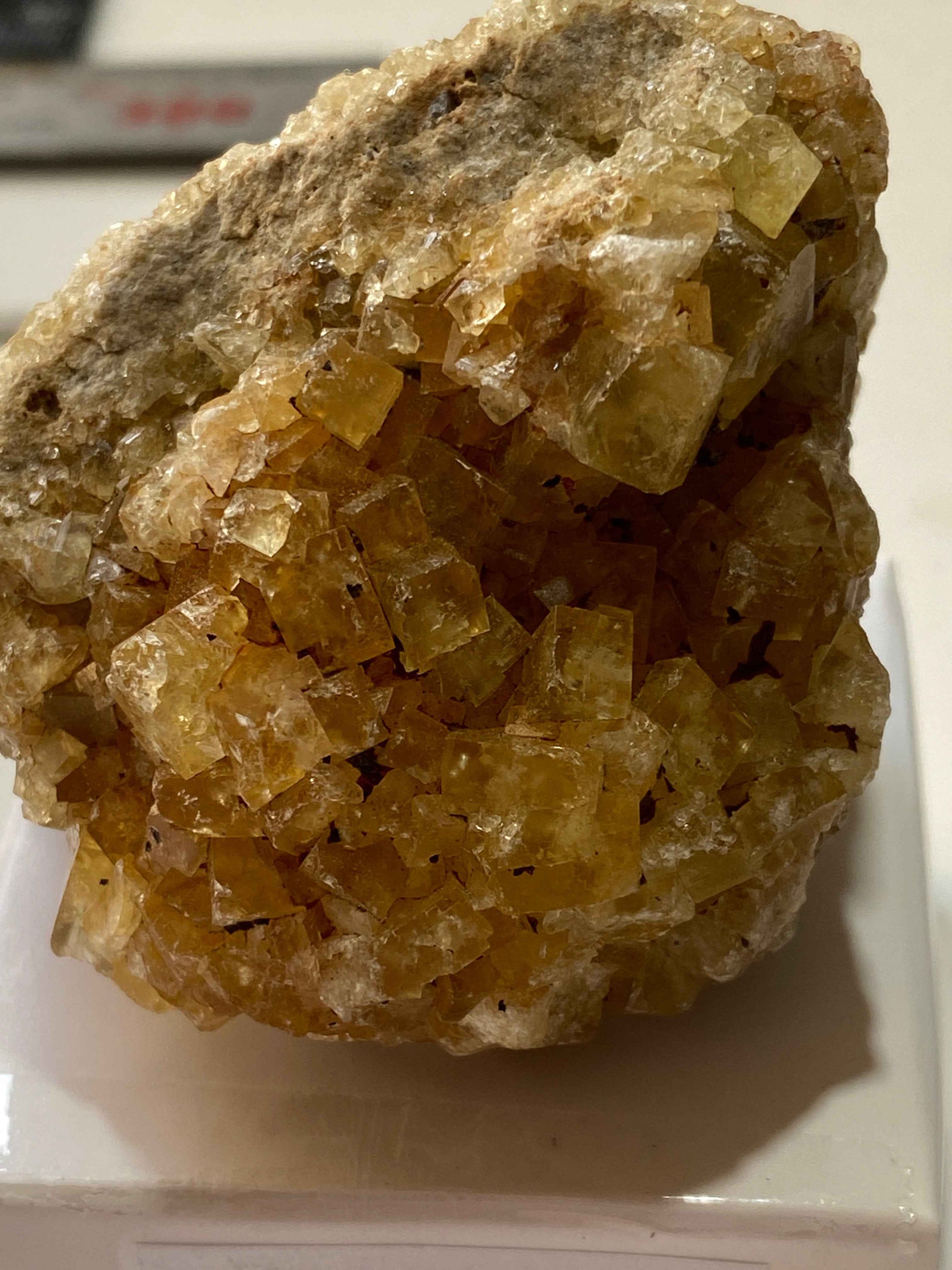 FLUORITE : RAMPGILL MINE, NENTHEAD, EDEN, CUMBRIA, ENGLAND. 134g MF5062