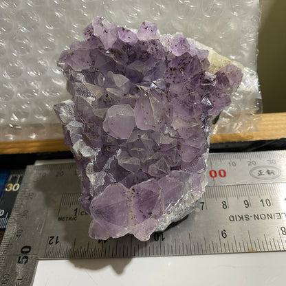 AMETHYST QUARTZ WITH GOETHITE - AMETISTA DO SUL, RIO GRANDE DO SUL. BRAZIL 325g  MF4140