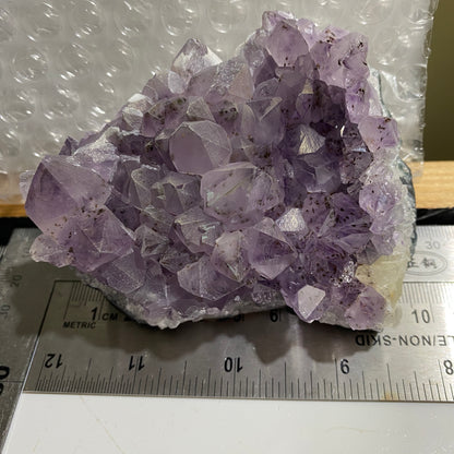 AMETHYST QUARTZ WITH GOETHITE - AMETISTA DO SUL, RIO GRANDE DO SUL. BRAZIL 325g  MF4140