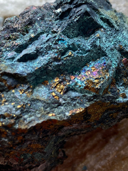 CHALCOPYRITE [ETC] : CRADDOCK MOOR MINE, ST CLEER, CORNWALL. 121g MF5063
