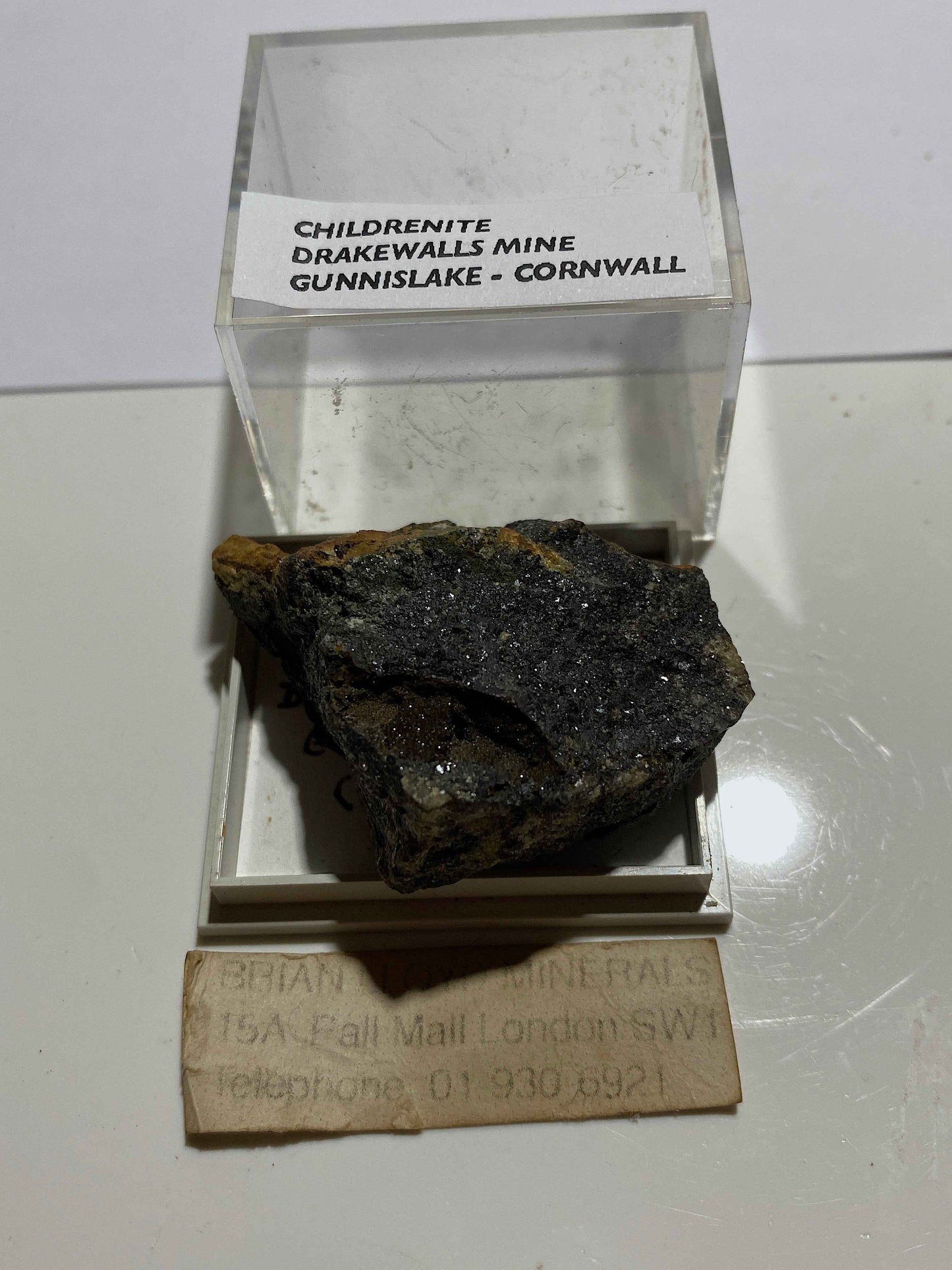 CHILDRENITE : DRAKEWALLS MINE,  GUNNISLAKE, CORNWALL 22g  MF5064