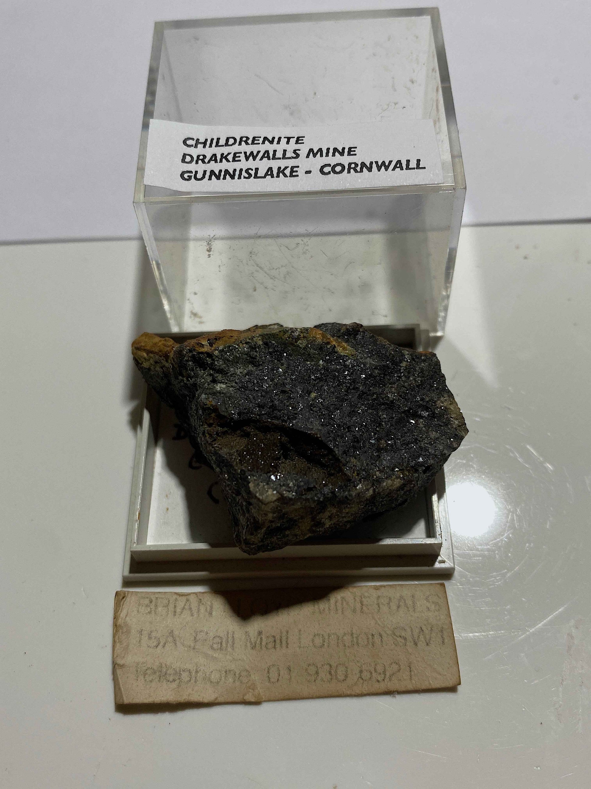 CHILDRENITE : DRAKEWALLS MINE,  GUNNISLAKE, CORNWALL 22g  MF5064