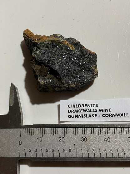 CHILDRENITE : DRAKEWALLS MINE,  GUNNISLAKE, CORNWALL 22g  MF5064