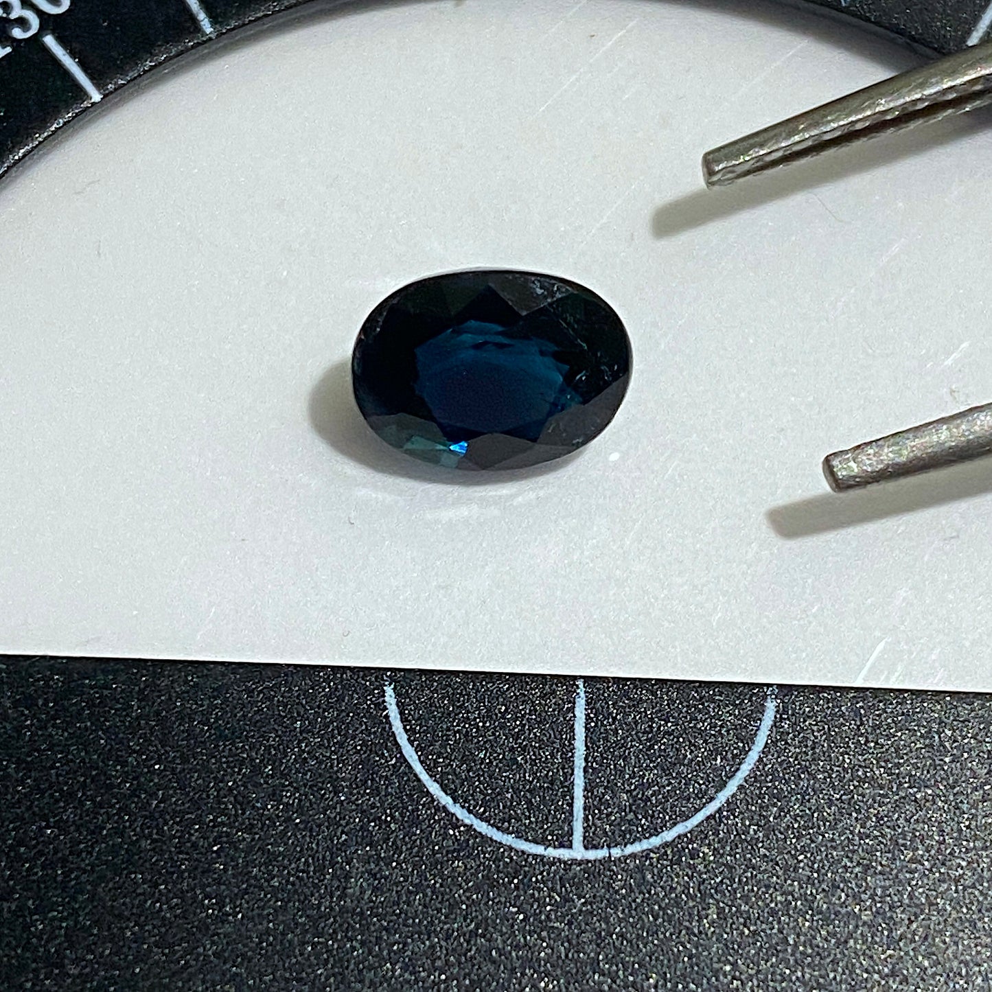 INDICOLITE TOURMALINE GEMSTONE - ITINGA, MINAS GERAIS, BRAZIL 1.25Ct. MFG5388