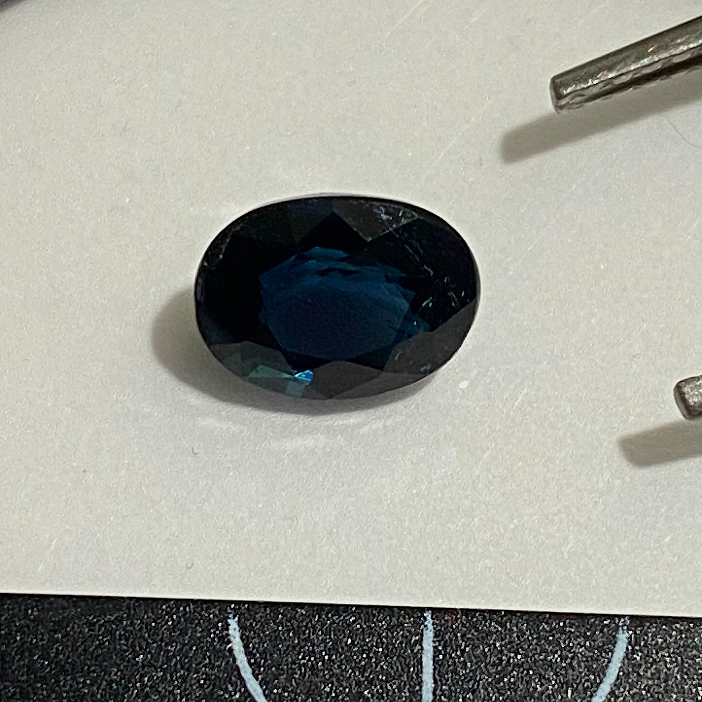 INDICOLITE TOURMALINE GEMSTONE - ITINGA, MINAS GERAIS, BRAZIL 1.25Ct. MFG5388