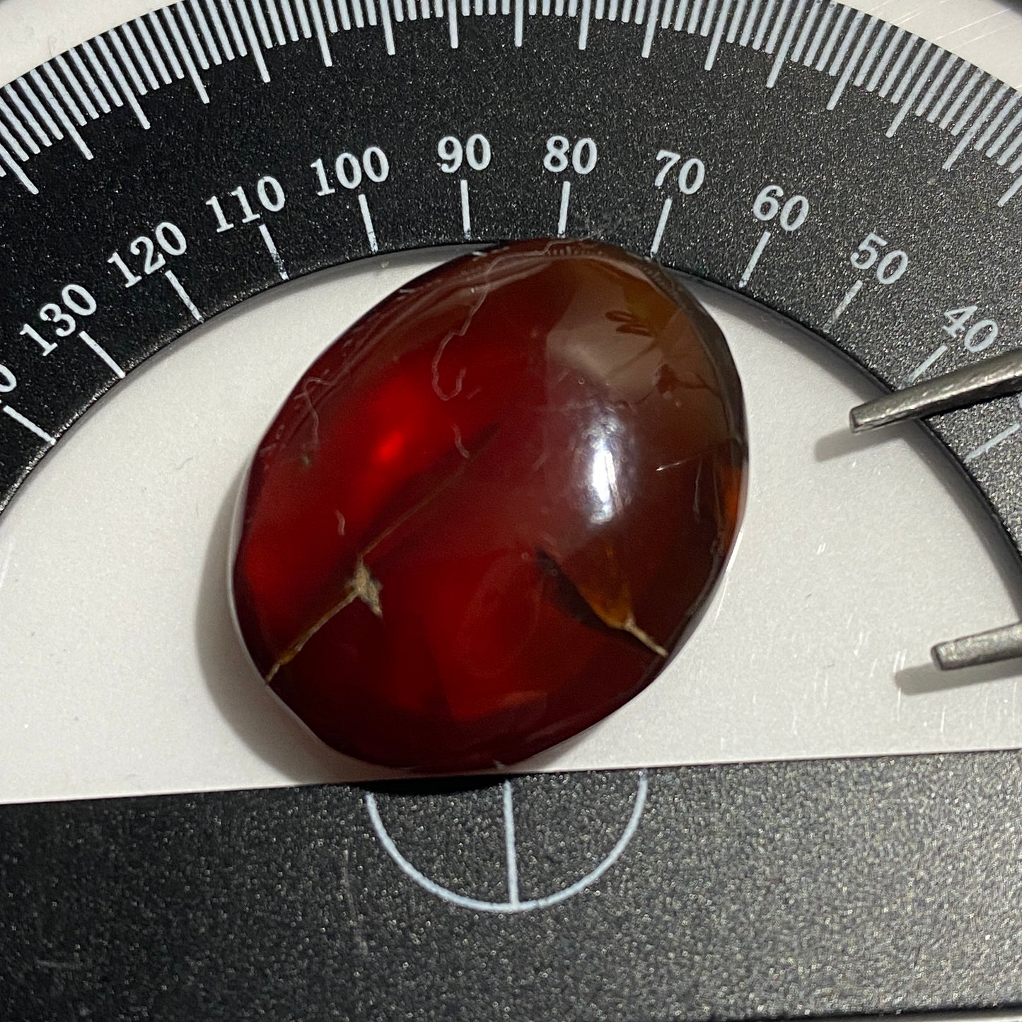 AMBER NATURAL GEMSTONE - LAMPUNG PROVINCE, SUMATRA, INDONESIA 8.60Ct. MFG5129