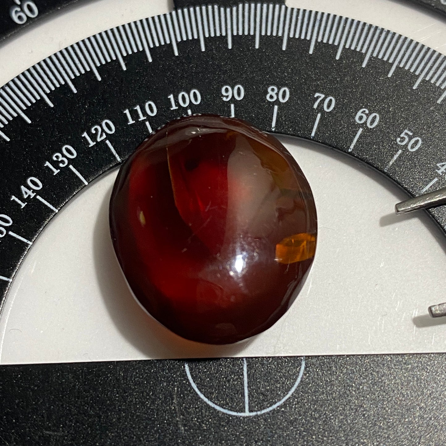 AMBER NATURAL GEMSTONE - LAMPUNG PROVINCE, SUMATRA, INDONESIA 8.60Ct. MFG5129