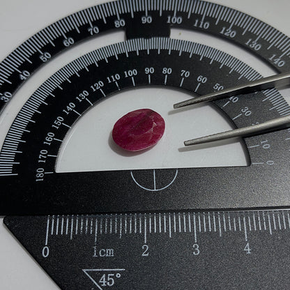 RUBY CORUNDUM NATURAL GEMSTONE - MUNDARARA MINE, LONGIDO, TANZANIA 5.45Ct MFG5380