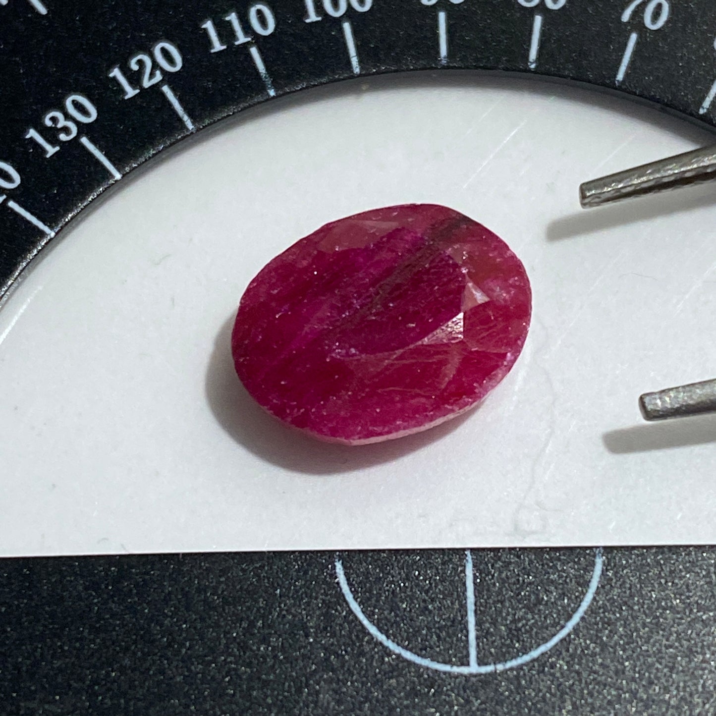 RUBY CORUNDUM NATURAL GEMSTONE - MUNDARARA MINE, LONGIDO, TANZANIA 5.45Ct MFG5380