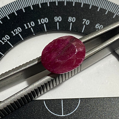 RUBY CORUNDUM NATURAL GEMSTONE - MUNDARARA MINE, LONGIDO, TANZANIA 5.45Ct MFG5380