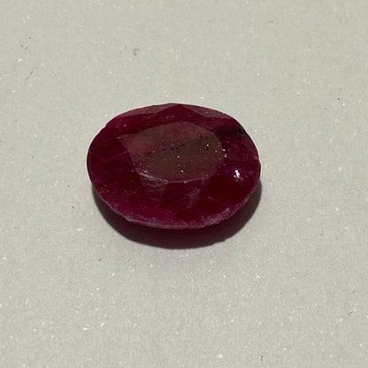 RUBY CORUNDUM NATURAL GEMSTONE - MUNDARARA MINE, LONGIDO, TANZANIA 5.45Ct MFG5380