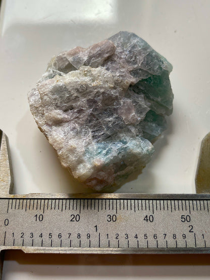 FLUORITE : GROVERAKE MINE, ROOKHOPE, CO DURHAM, ENGLAND. 48g. MF5068