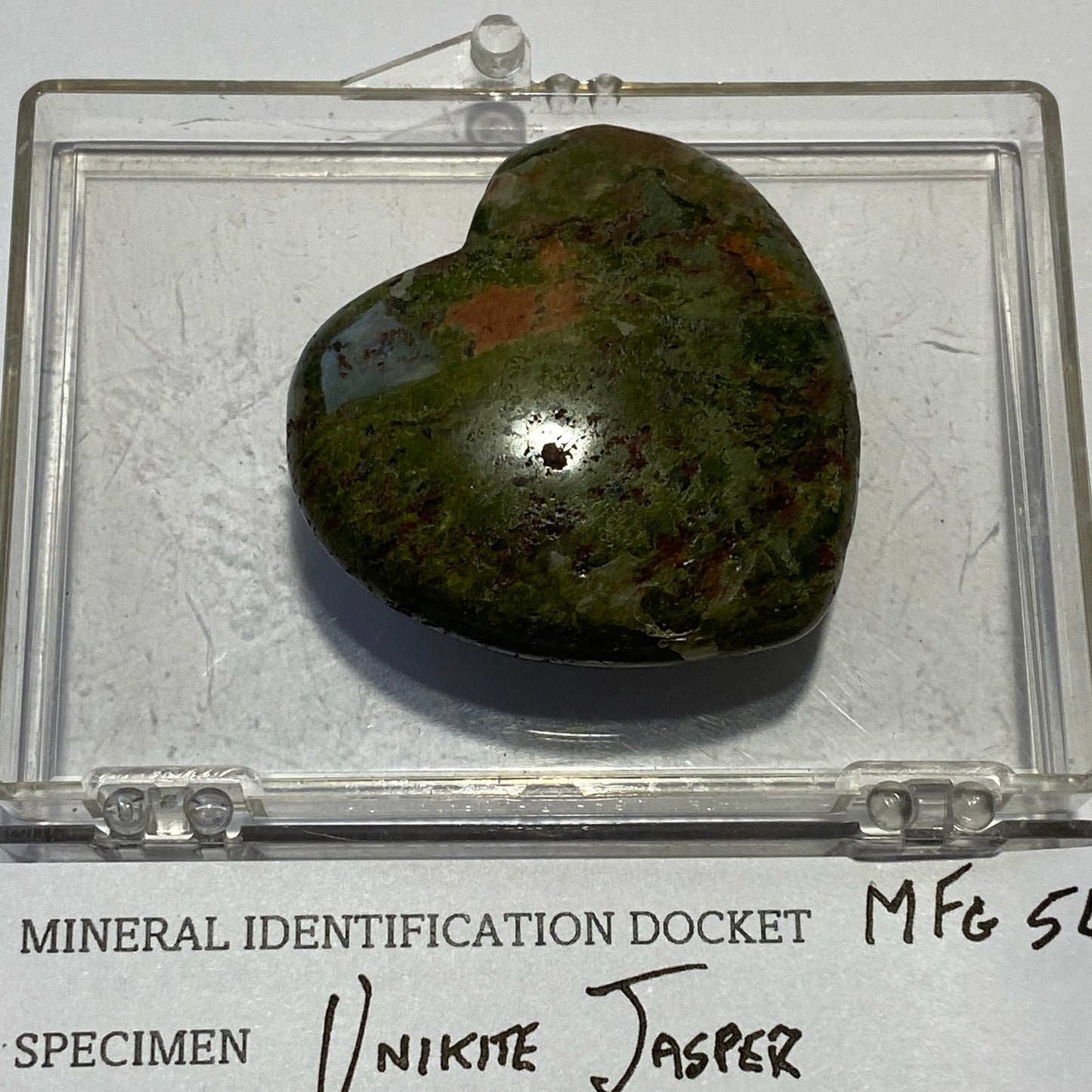 UNIKITE JASPER LARGE GEMSTONE - LIMPOPO, SOUTH AFRICA 41g [205Ct] MFG5406