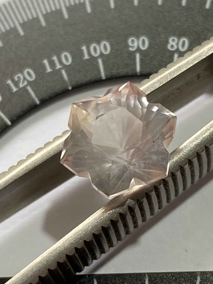 SNOWFLAKE AMETHYST GEMSTONE : GOBOBOSEB MTS., ERONGO, NAMIBIA 3.84Ct MFG4964