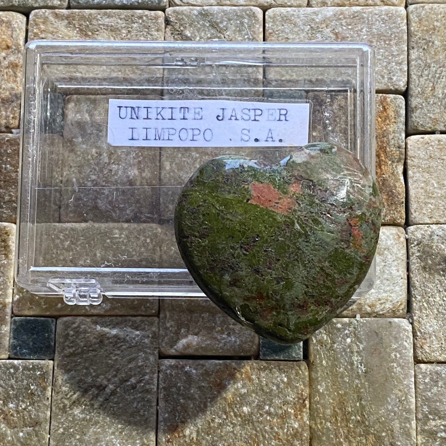 UNIKITE JASPER LARGE GEMSTONE - LIMPOPO, SOUTH AFRICA 41g [205Ct] MFG5406