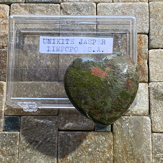 UNIKITE JASPER LARGE GEMSTONE - LIMPOPO, SOUTH AFRICA 41g [205Ct] MFG5406