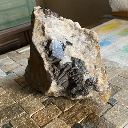 GALENA ON QUARTZ, SMALLCLEUGH MINE, CUMBRIA, SUBSTANTIAL 1520g MF1844