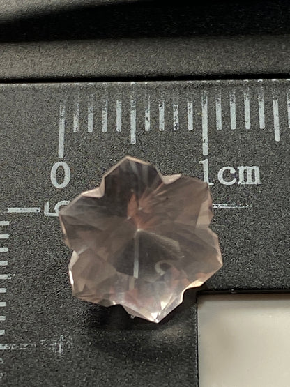 SNOWFLAKE AMETHYST GEMSTONE : GOBOBOSEB MTS., ERONGO, NAMIBIA 3.84Ct MFG4964