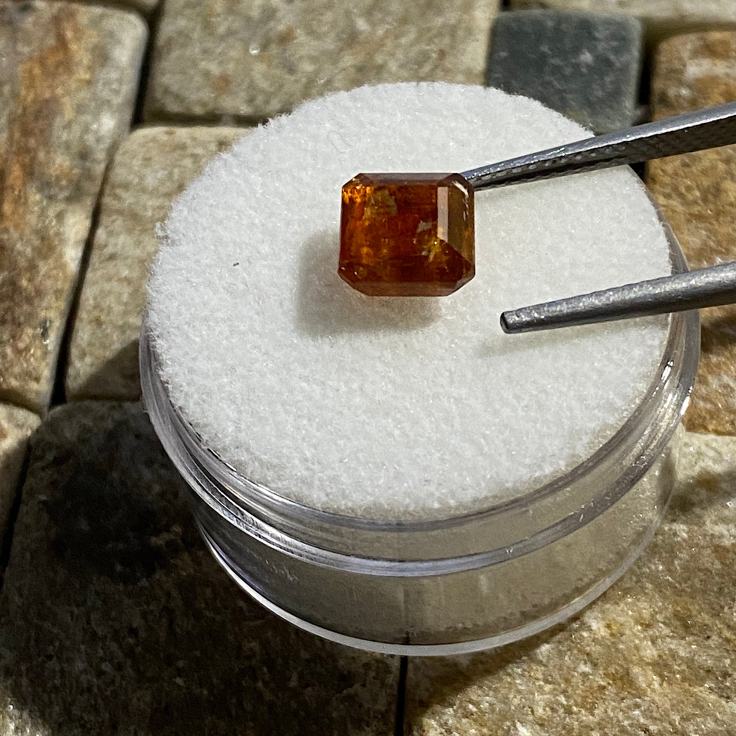 KYANITE RARE ORANGE GEMSTONE - MUSTANG DISTRICT, NEPAL  2.40Ct MFG5390