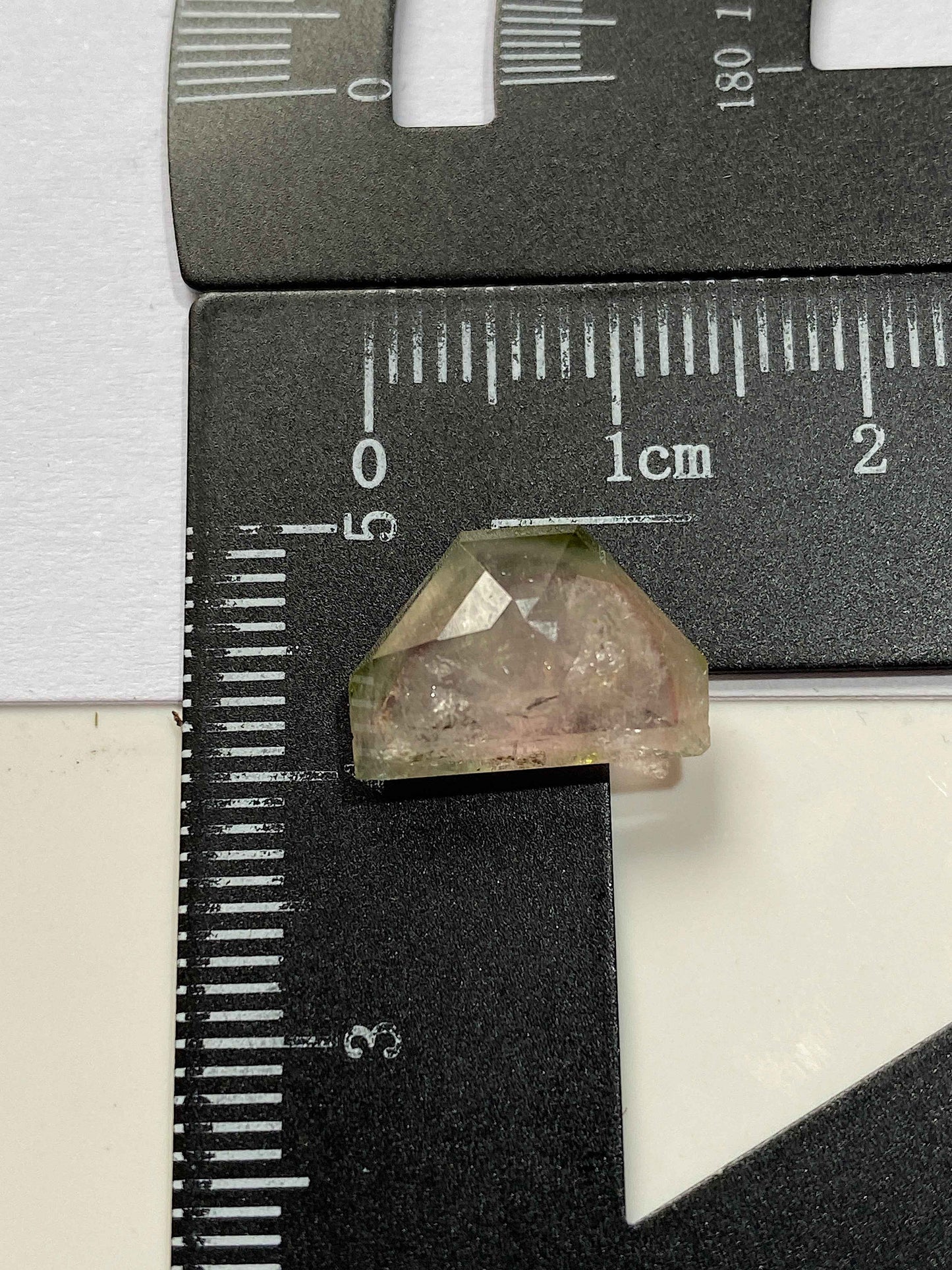 "WATERMELON" NATURAL TOURMALINE GEMSTONE : HIMALAYA MINE, CALIFORNIA, U.S.A. 5.15Ct. MFG4969