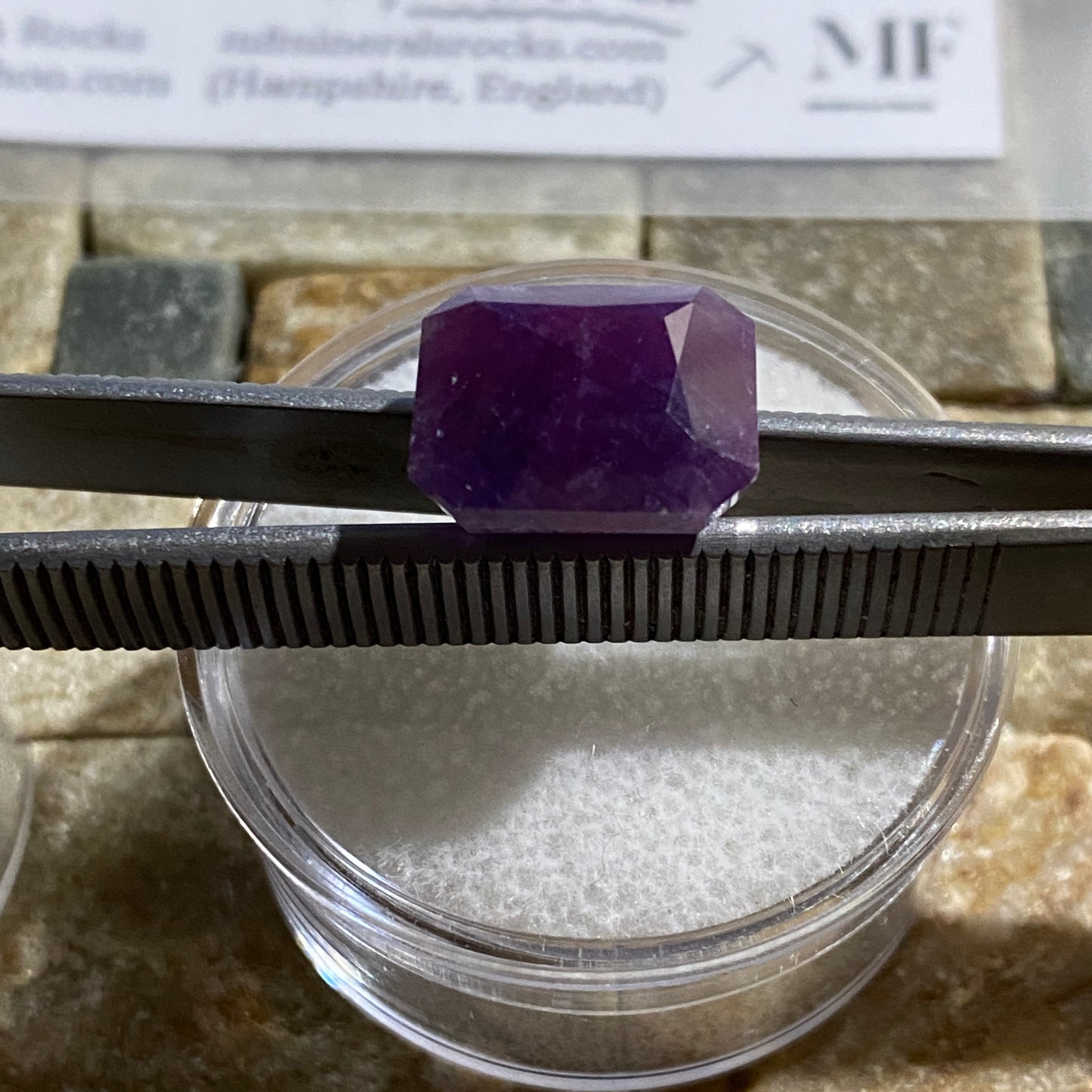 SAPPHIRE CORUNDUM NATURAL GEMSTONE - KITETO, MANYARA, TANZANIA 15.10Ct MFG5396