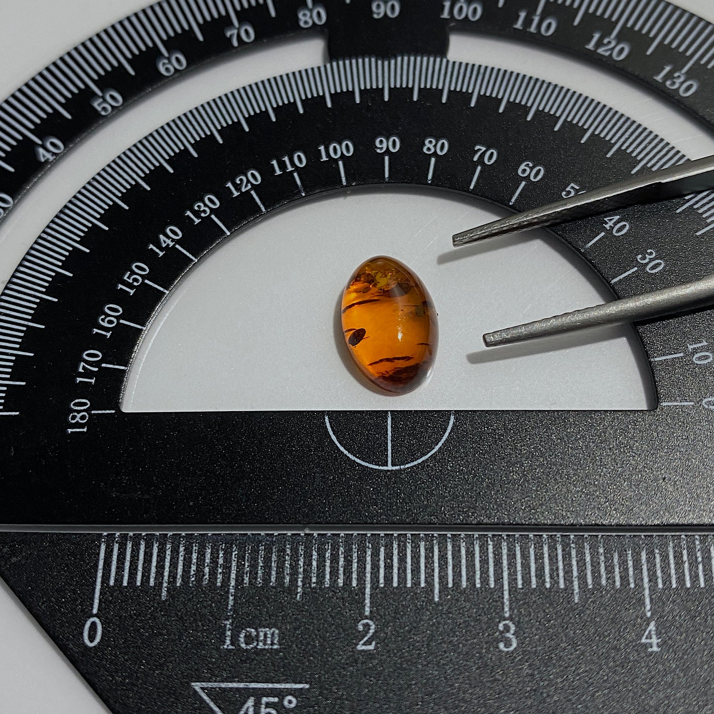 NATURAL AMBER GEMSTONE - BALTIC COAST, LATVIA. 1.45Ct  MFG5402