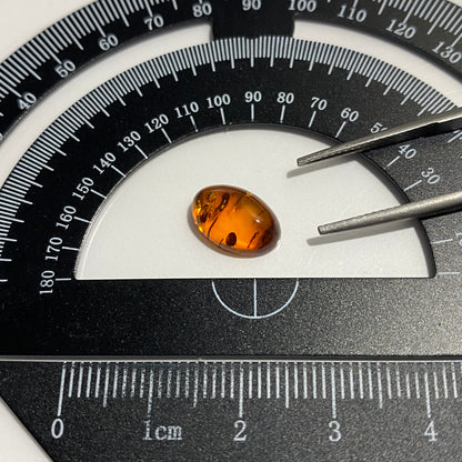 NATURAL AMBER GEMSTONE - BALTIC COAST, LATVIA. 1.45Ct  MFG5402