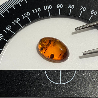 NATURAL AMBER GEMSTONE - BALTIC COAST, LATVIA. 1.45Ct  MFG5402