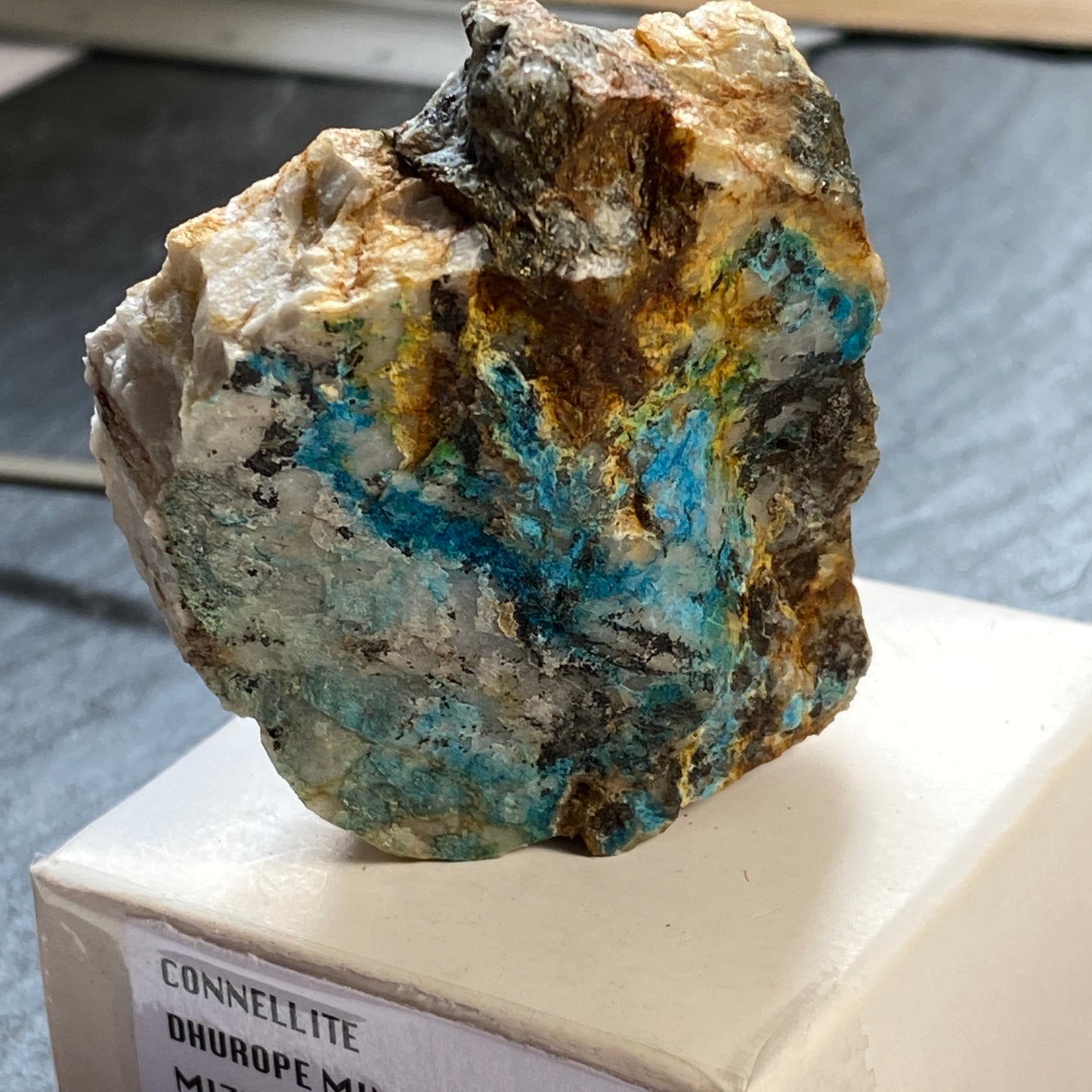 CONNELLITE [ETC] , DHUROPE MINE, IRELAND  69g MF1848