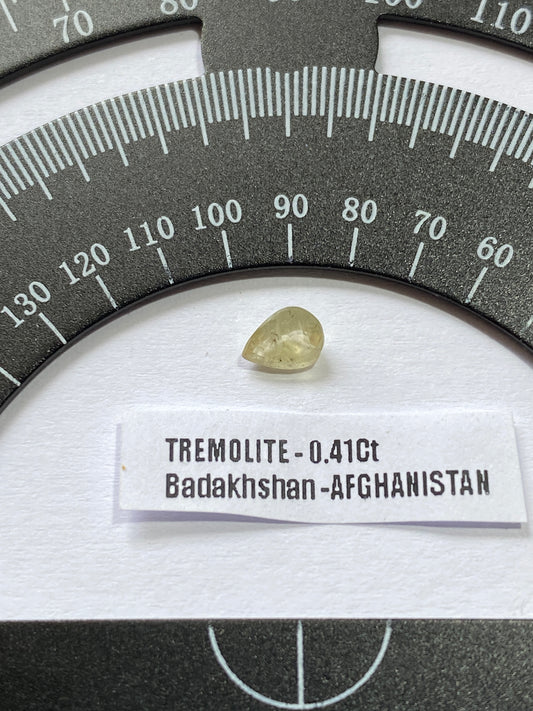 TREMOLITE RARE NATURAL GEMSTONE : KURAN WA MUNJAN, AFGHANISTAN. 0.41Ct MFG4972