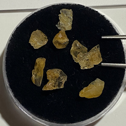 DANBURITE ROUGH GEMSTONES - MOGOK, MANDALAY, BURMA. 7.70Ct MFG5314