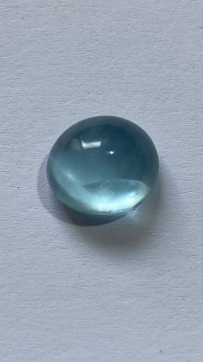AQUAMARINE BERYL NATURAL GEMSTONE : ERONGO MOUNTAINS, NAMIBIA 4.77Ct. MFG4973