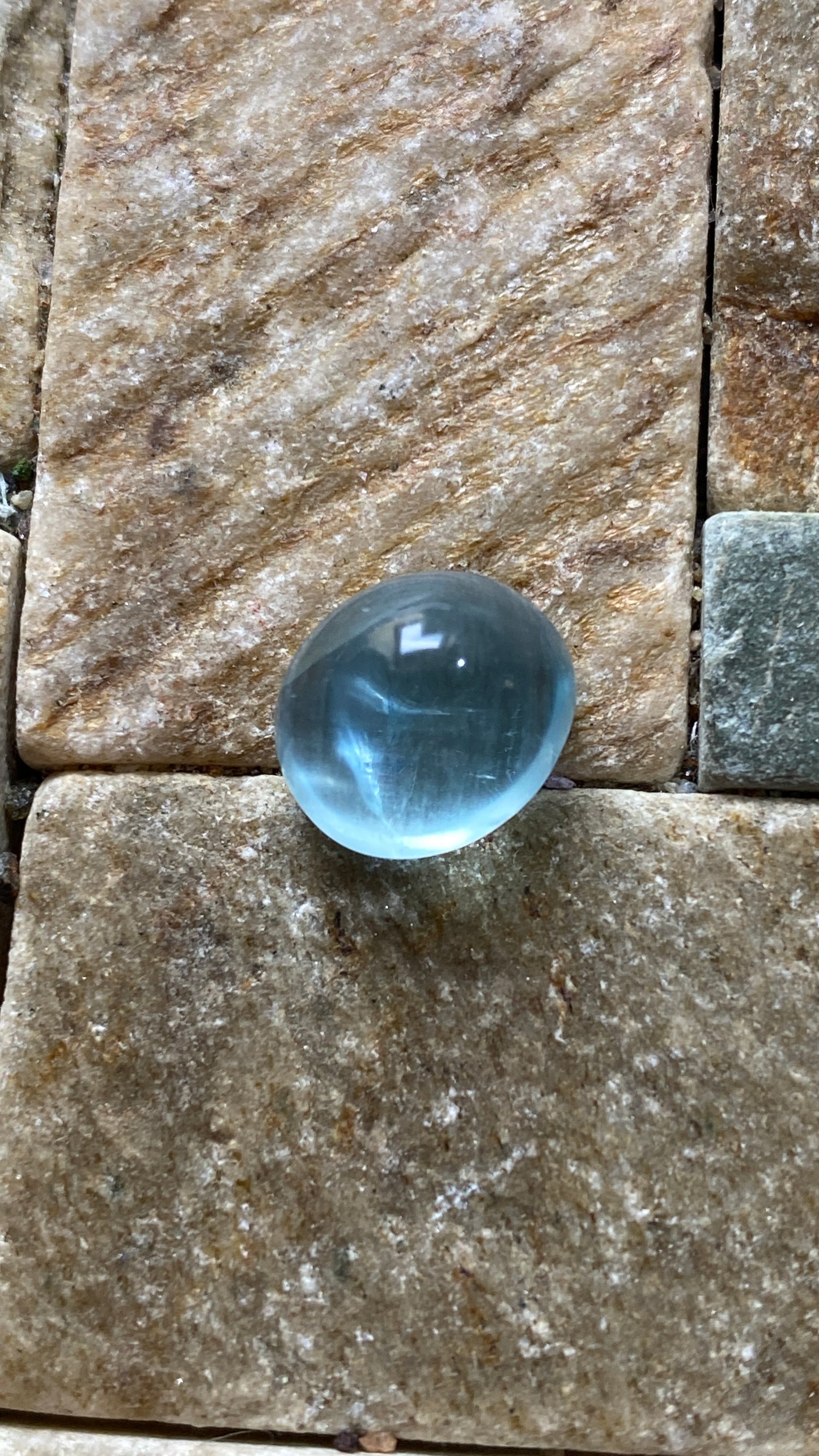 AQUAMARINE BERYL NATURAL GEMSTONE : ERONGO MOUNTAINS, NAMIBIA 4.77Ct. MFG4973