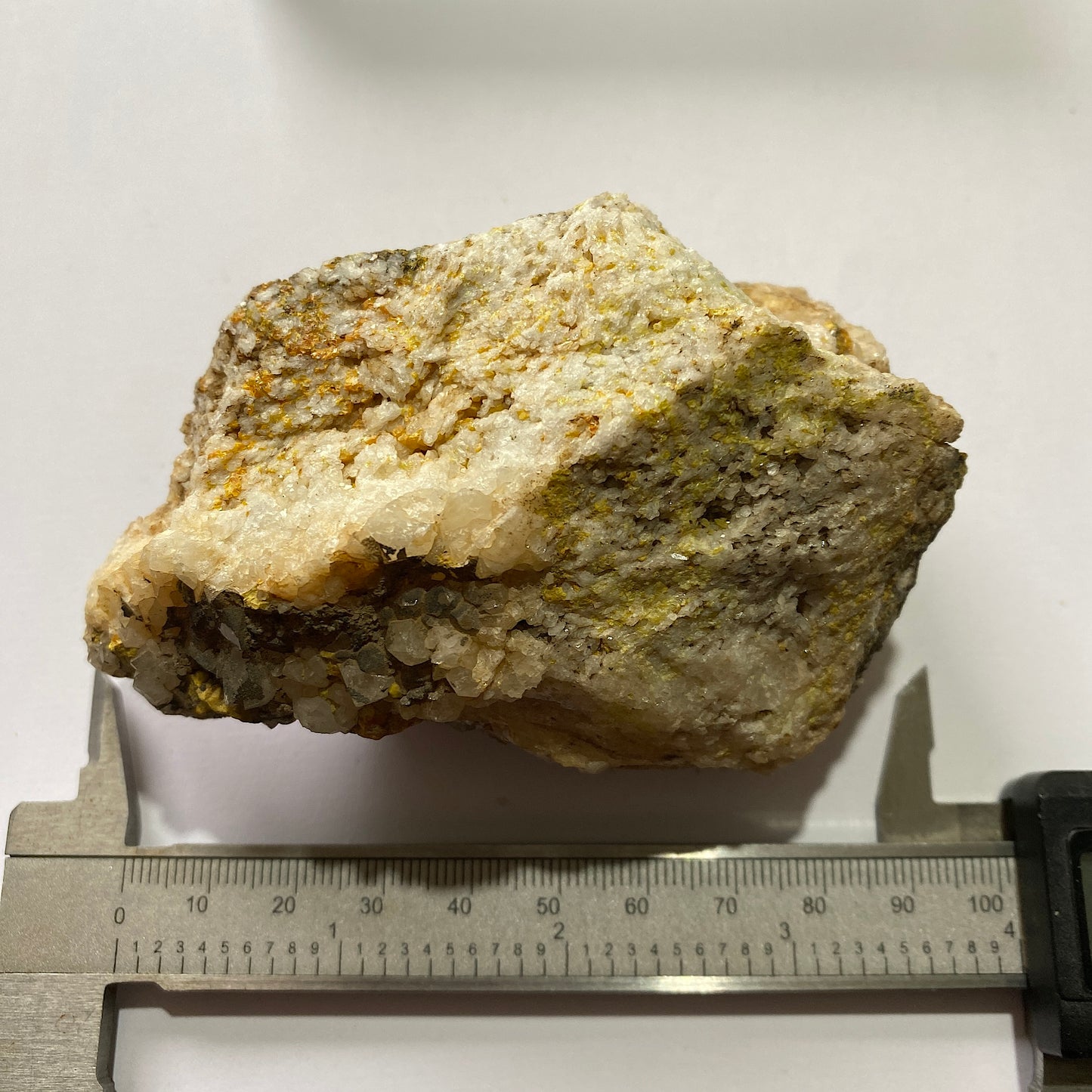 MIMETITE (ETC) - DRY GILL MINE, CALDBECK, ALLERDALE, CUMBRIA, ENGLAND