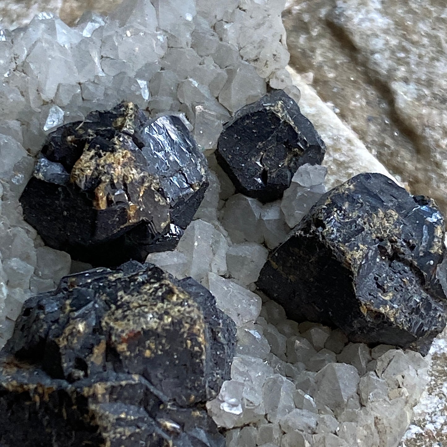 SPHALERITE ON QUARTZ, SMALLCLEUGH MINE, CUMBRIA 24g MF1849