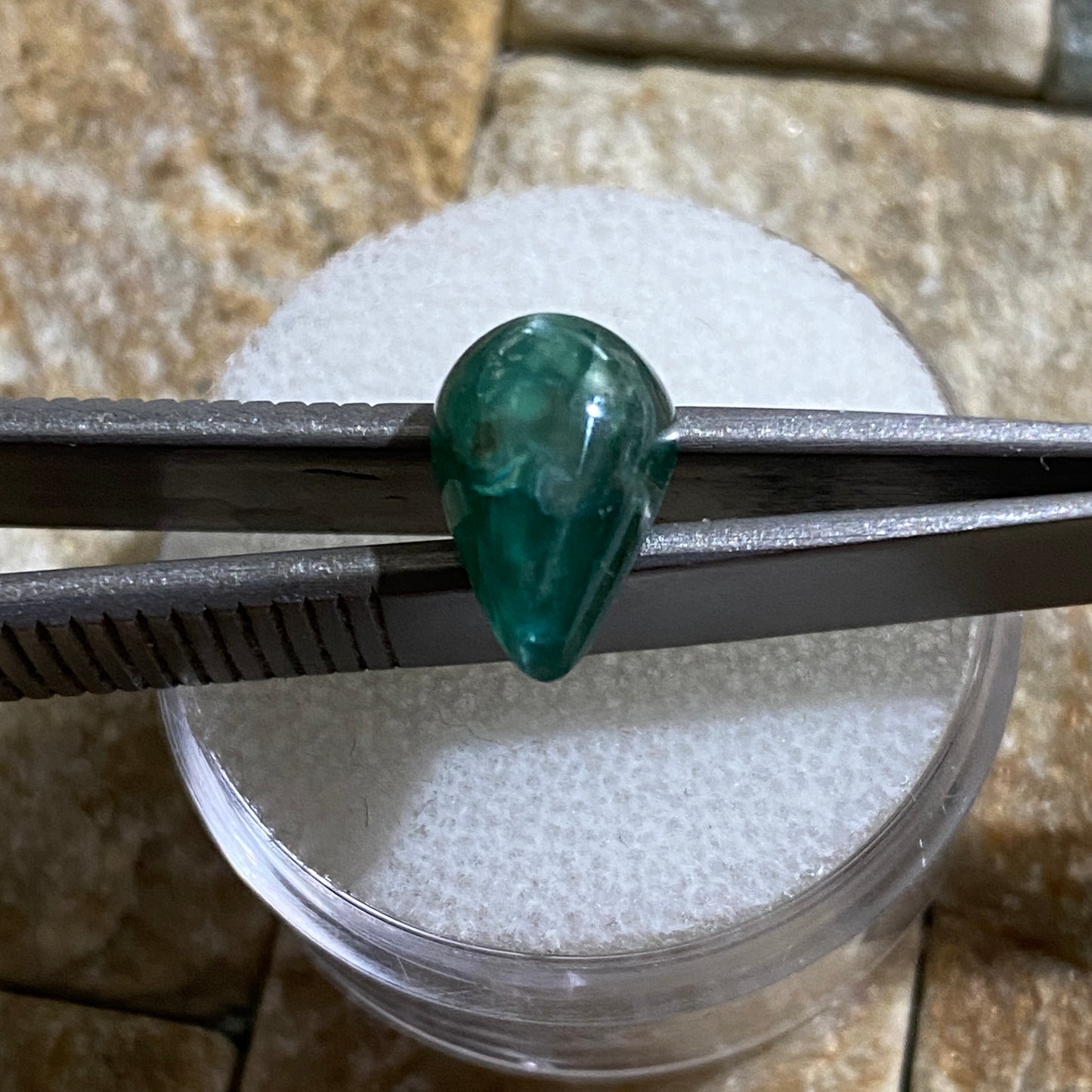 APATITE NATURAL MINED GEMSTONE - KWEKWE, ZIMBABWE, AFRICA  3.20Ct MFG5106