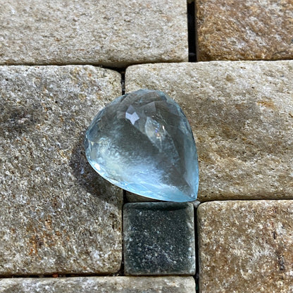 AQUAMARINE BERYL NATURAL GEMSTONE - SHENGUS, ROUNDU, PAKISTAN 13.20Ct MFG5365