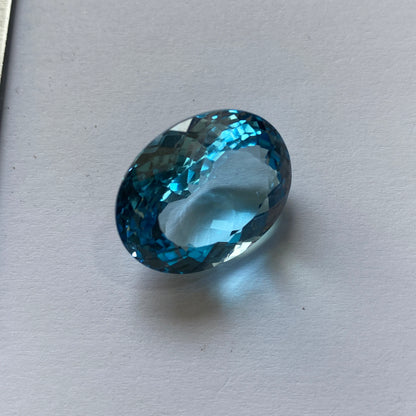 TOPAZ NATURAL MINED GEMSTONE : XANDA MINE, VIRGEM DA LAPA, BRAZIL  32.60Ct. MFG4978