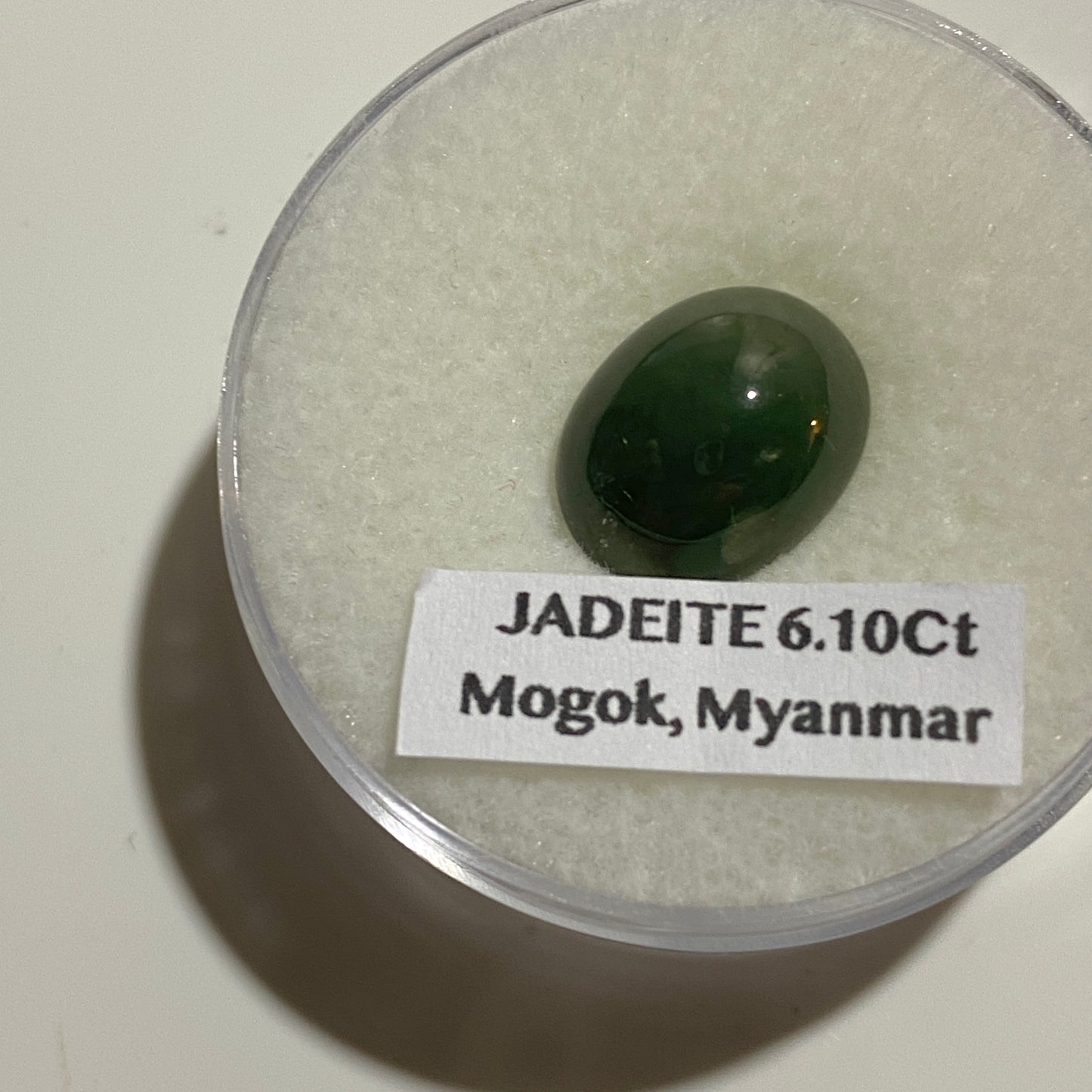 JADEITE NATURAL GEMSTONE - MOGOK, MANDALAY, MYANMAR 6.10Ct MFG5346