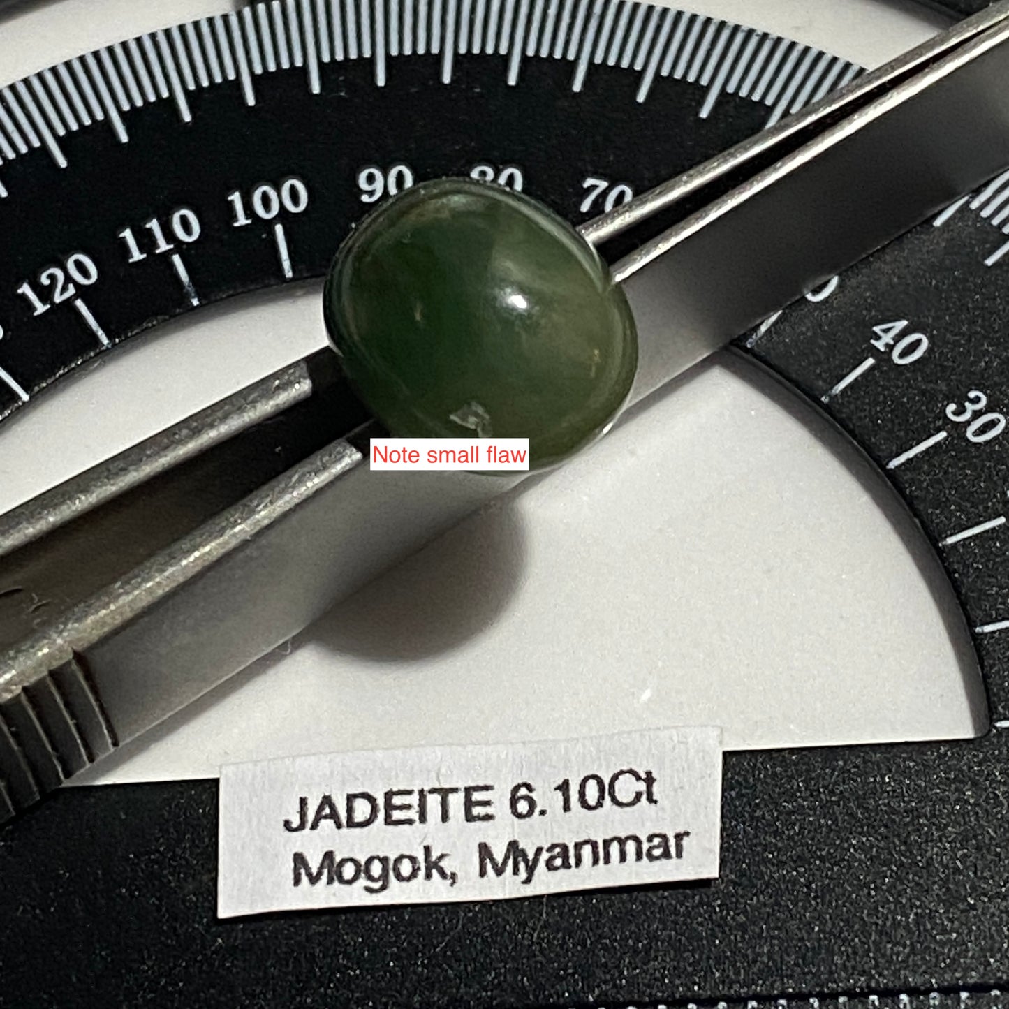 JADEITE NATURAL GEMSTONE - MOGOK, MANDALAY, MYANMAR 6.10Ct MFG5346