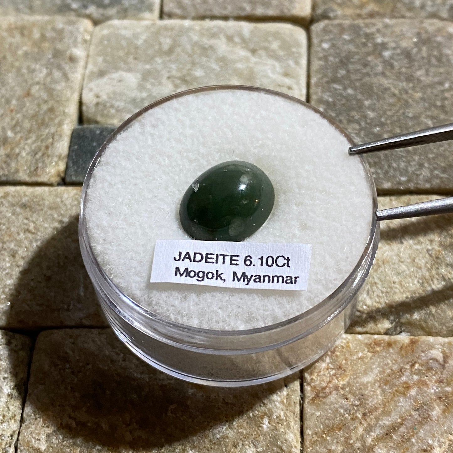 JADEITE NATURAL GEMSTONE - MOGOK, MANDALAY, MYANMAR 6.10Ct MFG5346