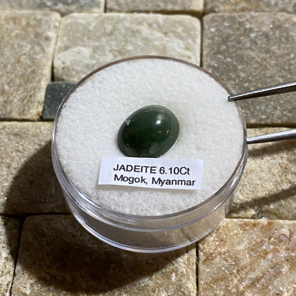 JADEITE NATURAL GEMSTONE - MOGOK, MANDALAY, MYANMAR 6.10Ct MFG5346