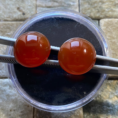 AGATE CARNELIAN NATURAL GEMSTONES - LIBOMBAS, MOZAMBIQUE 18Ct  MFG5165