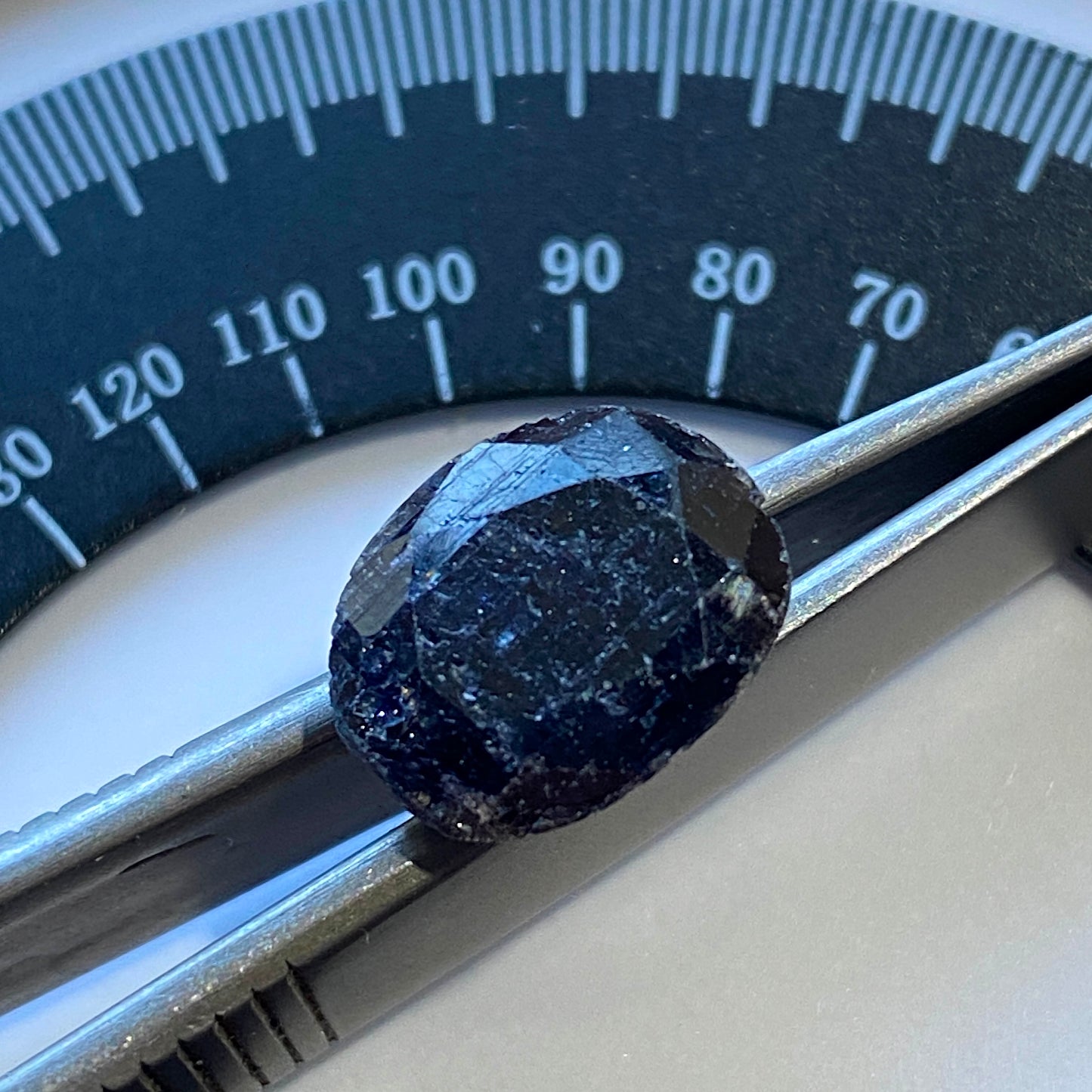 SAPPHIRE CORUNDUM NATURAL GEMSTONE - WINZA, MPWAPWE, TANZANIA 4.60Ct MFG5381