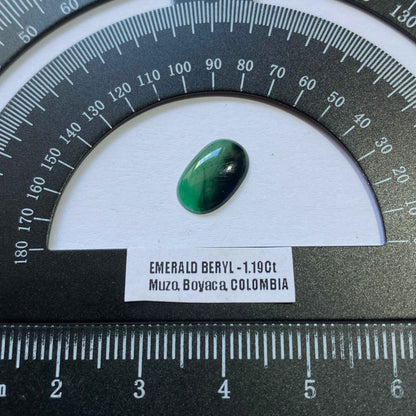 EMERALD BERYL NATURAL GEMSTONE : 1.19Ct. MFG4984